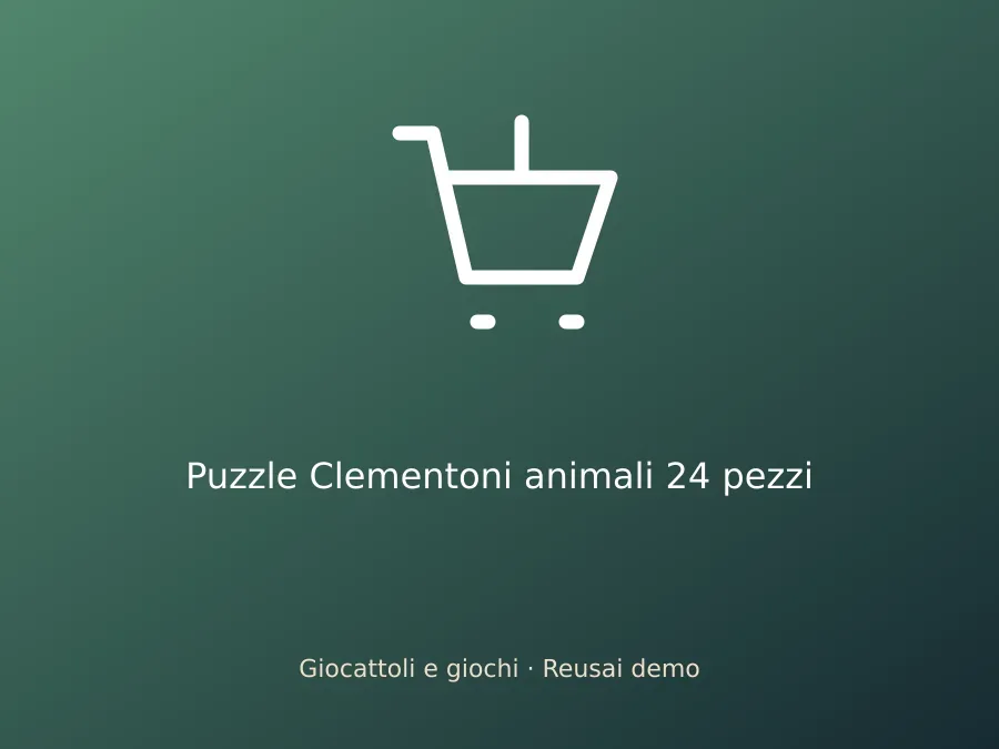 Puzzle Clementoni animali 24 pezzi
