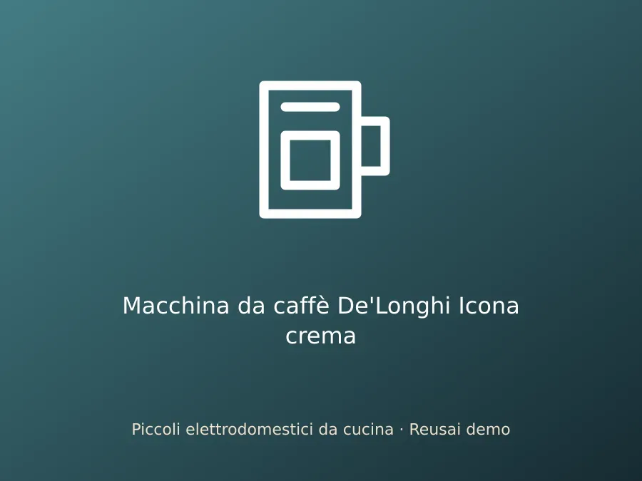 Macchina da caffè De'Longhi Icona crema