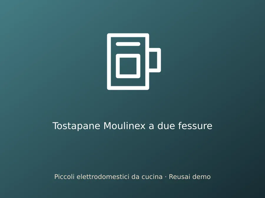 Tostapane Moulinex a due fessure