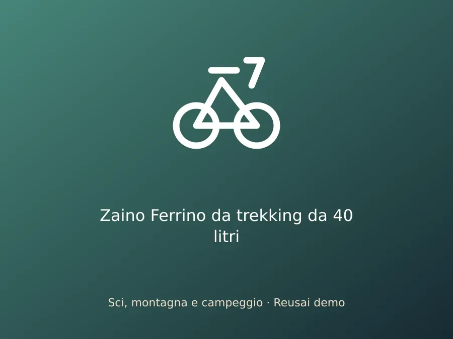 Zaino Ferrino da trekking da 40 litri