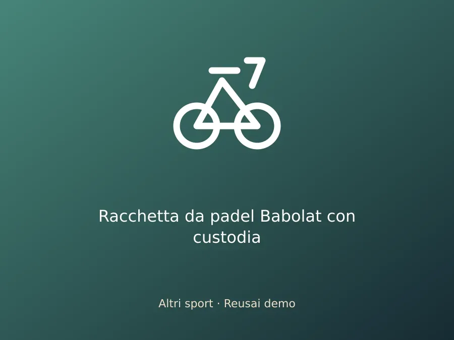 Racchetta da padel Babolat con custodia