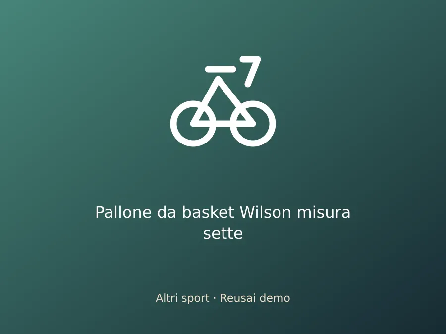 Pallone da basket Wilson misura sette