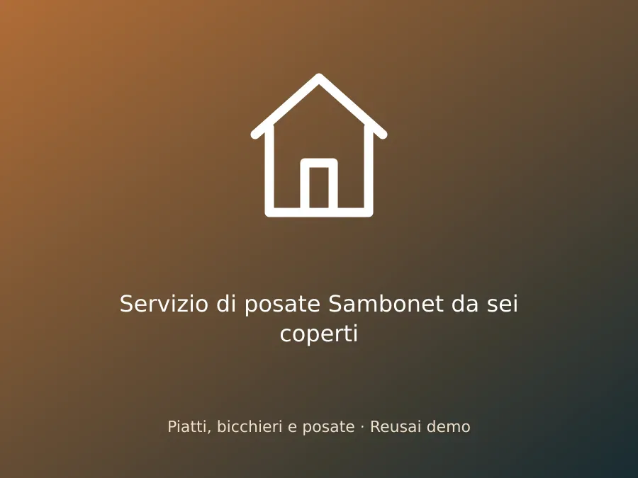 Servizio di posate Sambonet da sei coperti